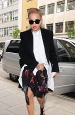 RITA ORA on a Promo Tour for Her New Single Body on Me in London 09/03/2015