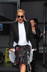 RITA ORA on a Promo Tour for Her New Single Body on Me in London 09/03/2015
