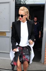 RITA ORA on a Promo Tour for Her New Single Body on Me in London 09/03/2015