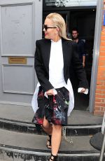 RITA ORA on a Promo Tour for Her New Single Body on Me in London 09/03/2015