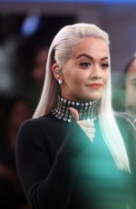 RITA ORA on the Set of Good Morning Amrica in new York 09/16/2015