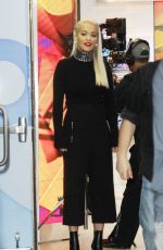 RITA ORA on the Set of Good Morning Amrica in new York 09/16/2015