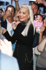 RITA ORA on the Set of Good Morning Amrica in new York 09/16/2015