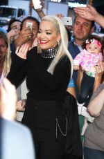 RITA ORA on the Set of Good Morning Amrica in new York 09/16/2015