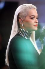 RITA ORA on the Set of Good Morning Amrica in new York 09/16/2015