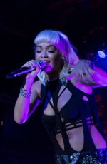 RITA ORA Performs at Irving Plaza in New York 09/14/2015