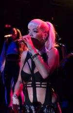 RITA ORA Performs at Irving Plaza in New York 09/14/2015
