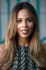 ROCHELLE HUMES at Julien MacDonald Fashion Show at London Fashion Week 09/16/2015