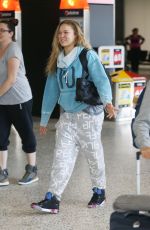 RONDA ROUSEY at Airport in Melbourne 09/15/2015