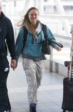 RONDA ROUSEY at Airport in Melbourne 09/15/2015