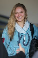 RONDA ROUSEY at Airport in Melbourne 09/15/2015