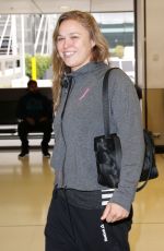 RONDA ROUSEY at Airport in Sydney 09/18/2015