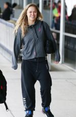 RONDA ROUSEY at Airport in Sydney 09/18/2015