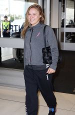 RONDA ROUSEY at Airport in Sydney 09/18/2015