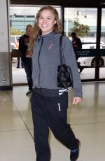 RONDA ROUSEY at Airport in Sydney 09/18/2015