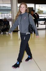 RONDA ROUSEY at Airport in Sydney 09/18/2015