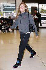 RONDA ROUSEY at Airport in Sydney 09/18/2015