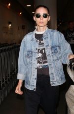 ROONEY MARA Arrives at LAX Airport in Los Angeles 08/31/2015