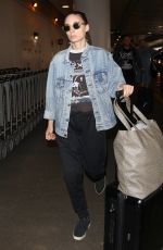 ROONEY MARA Arrives at LAX Airport in Los Angeles 08/31/2015