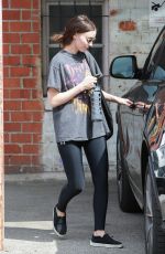 ROONEY MARA Leaves a Gym in Los Angeles 09/10/2015