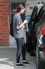 ROONEY MARA Leaves a Gym in Los Angeles 09/10/2015