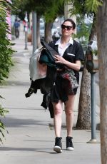 ROSE MCGOWAN Out and About in West Hollywood 09/21/2015