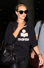 ROSIE HUNTINGTON-WHITELEY Arrives at LAX Airport in Los Angeles 09/17/2015