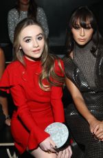 SABRINA CARPENTER at Angel Sanchez Fashion Show at New York Fashion Week 09/15/2015