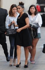 SALMA HAYEK Arrives and Leaves Jimmy Kimmel Live in Hollywood 09/01/2015