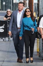 SALMA HAYEK Arrives and Leaves Jimmy Kimmel Live in Hollywood 09/01/2015