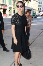 SALMA HAYEK Arrives at Her Hotel in Toronto 09/16/2015