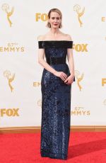 SARAH PAULSON at 2015 Emmy Awards in Los Angeles 09/20/2015