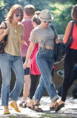 SCARLETT JOHANSSON in Jeans Out in New York 09/16/2015