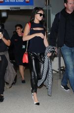 SELENA GOMEZ Arrives at Los Angeles International Airport 09/29/2015