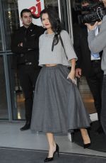 SELENA GOMEZ Arrives ay NRJ Radio in Paris 09/28/2015