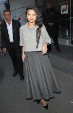 SELENA GOMEZ Arrives ay NRJ Radio in Paris 09/28/2015