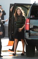 SELENA GOMEZ Arrives on the Set of Despierta America! in Miami 09/18/2015