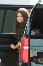 SELENA GOMEZ Arrives on the Set of Despierta America! in Miami 09/18/2015