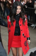 SELENA GOMEZ at BBC Radio 1 in London 09/25/2015