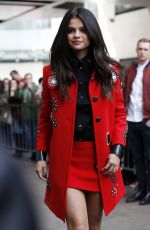 SELENA GOMEZ at BBC Radio 1 in London 09/25/2015