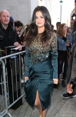 SELENA GOMEZ at BBC Radio 1 in London 09/25/2015