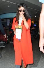 SELENA GOMEZ at Heathrow Airport in London 09/20/2015