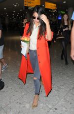 SELENA GOMEZ at Heathrow Airport in London 09/20/2015