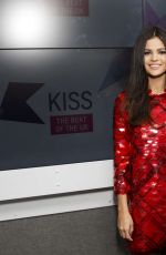 SELENA GOMEZ at Kiss FM Studio in London 09/23/2015