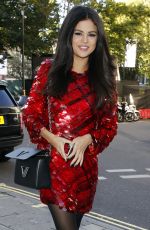 SELENA GOMEZ at Kiss FM Studio in London 09/23/2015