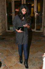 SELENA GOMEZ at Roscanova Restaurant in Calabasas 09/15/2015