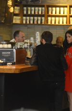 SELENA GOMEZ at Starbucks in London 09/25/2015
