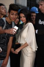 SELENA GOMEZ Leaves a Recording Studio in Paris 09/26/2015