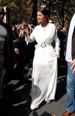 SELENA GOMEZ Leaves Her Hotel in Paris 09/26/2015
