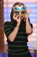 SELENA GOMEZ on the Set of Univisions Despierta America 09/18/2015